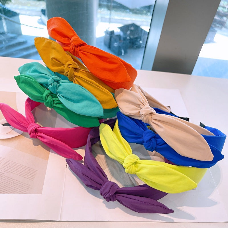 Wholesale Colorful Dopamine Bow Headbands